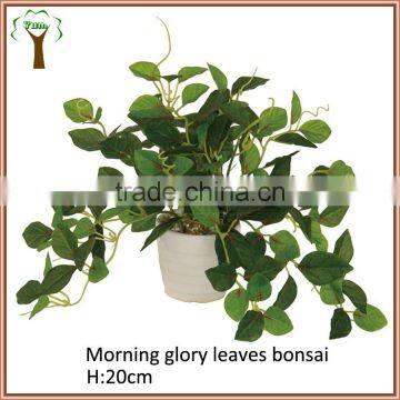 artificial green morning glory bonsai