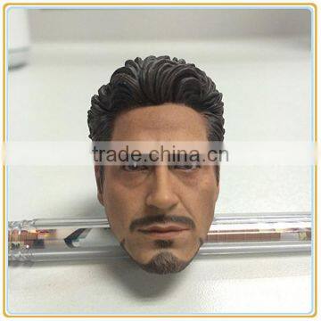 1 6 Ironman 3 Movie Character Robert Downey Jr.head Sculpture photo-2