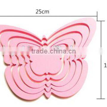 New DIY MDF Wood Butterfly Shape Wall Sticker Best and Colorful 3D Sticker Wholesale Wall Decor photo-6