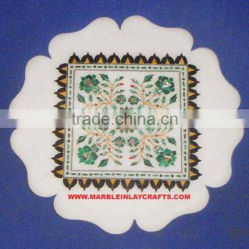 Efficent Marble Inlay Plate Whole Seller