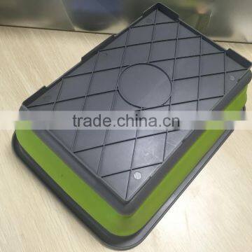 Rectangle Collapsible TPR Dish Drying Rack photo-4