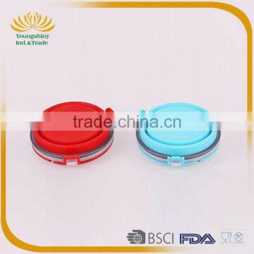 Top Selling Silicone Collapsible Leakproof Children's Lunch Box photo-6