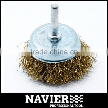 Great quality steel wire cup brush with shank