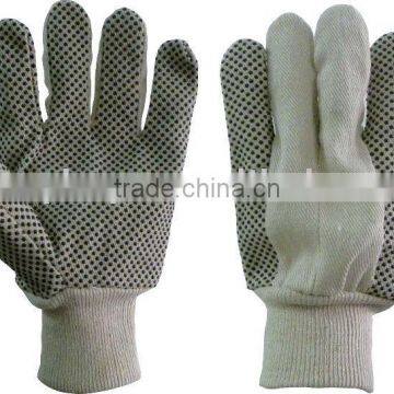 Sunnyhope cheap knit cuff canvas workng glove