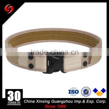 loop and hook police field outdoor duty belt balck or camouflage pp ribbon belt