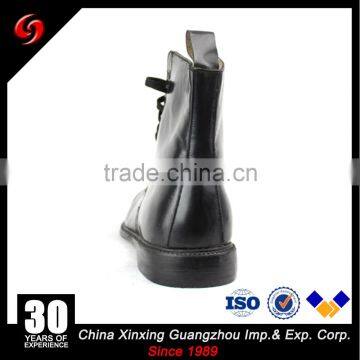 Custom Made High Ankle Black Military Boots, Popular Design Tactical Outdoor Boots photo-2
