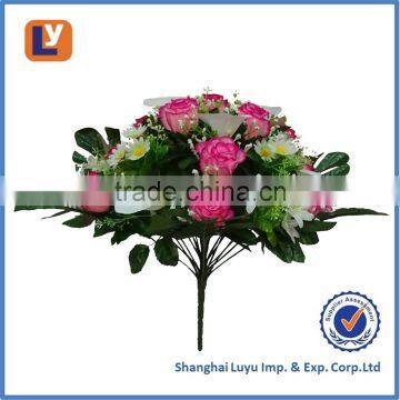 24head Rose bush artificial flowers 120HY0017-14