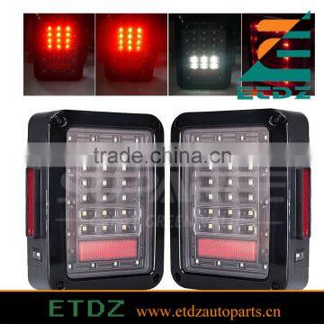 LED Tail Lamp Replacement Tail Lights Brake Reverse Lamps for 2007-2015 Jeep Wrangler JK photo-2