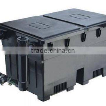 Aquaculture arrayed bio-filter ponds for water treatment pond biological filter