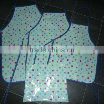 100% COTTON COATED PVC OILCLOTH APRONS AND BAG