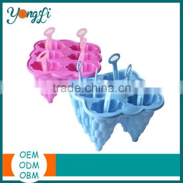 New Arrival High Quality Silicone Covered Ice Cube Trays