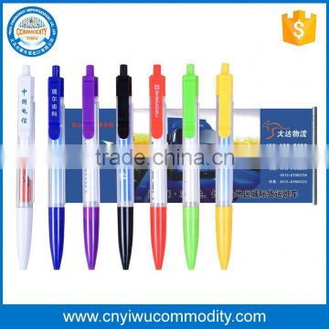 Promtional Top Quality Logo Printed Custom Banner Ball Pen