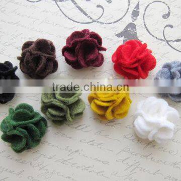 felt flower brooch lapel pin