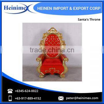 Fibreglass Decorative Santa's Throne Chair