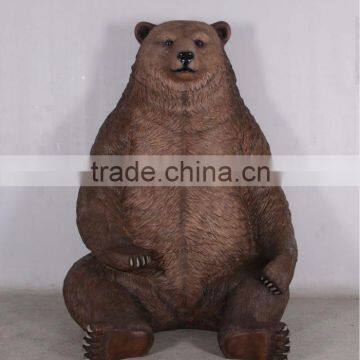 sitting grizzly bear 9ft