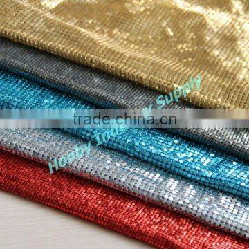 Garment 3mm Golden Color Metal Mesh Aluminum Cloth