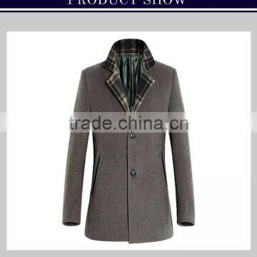 2015 hot sale cheap mens designer winter coats woolen clothes designs