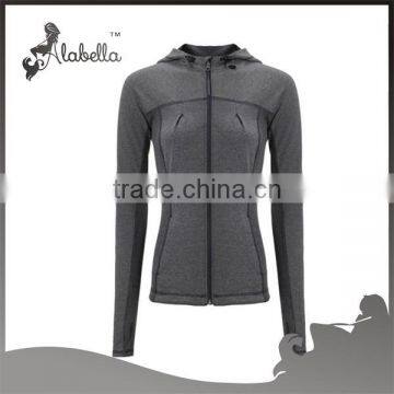 Wholesale Sports Zip up Hoodies Women Jackets Coats photo-3