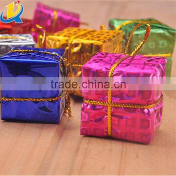 Newest Design Best Quality Colorful Square Christmas Small Gift Ornament photo-4