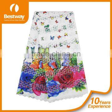 100% Cotton,100% Soft Cotton Swiss Lace Fabric Material And Woven Technics Guipure Lace Fabric CP0024 photo-3