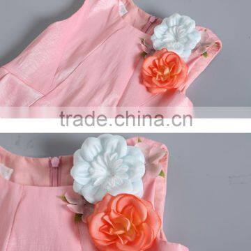 2017 Latest Wholesale Baby Clothes Hot Sale Cheap Clothing Children's Boutique Sleeveless Pink Summer Angel Dress for Baby Girl photo-5