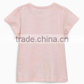Short Sleeves Knitting Cotton Summer Tops for Baby Girls Designer Western Tops Images of Baby Casual Tops photo-3