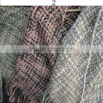 Designer Acrylic Knitted Winter Shawl photo-2