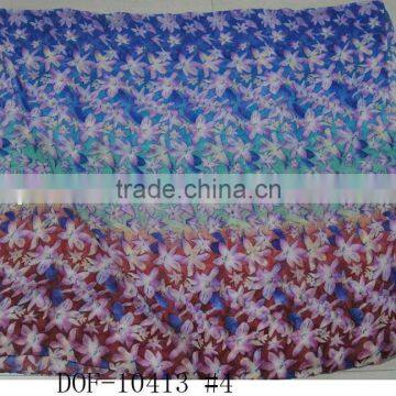 Fashion sring flower printing beach scarf