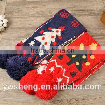 Christmas Styles Good Quality Made Scarf Baby Kids Knit Scarf Pattern photo-5