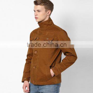 New Fashion Popular Oversized Winter Jacket Man Brown Windbreak Jacket photo-4