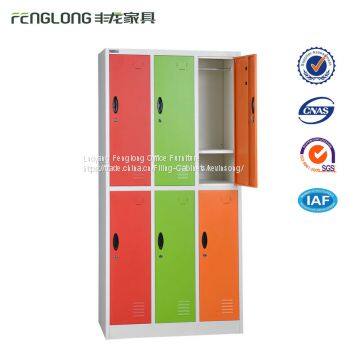 School Student Changing Room 6 Door Metal Storage Lockers photo-2