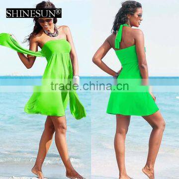 2017 New Arrival Swimwear Beach Skirt Ribbon Wrapped Dress Beach Dress Skirt photo-3