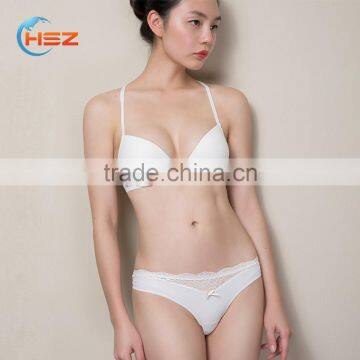 HSZ-18924 Excellent Factory Sexy Bra and Panty New Design Hot Selling Lace Comfortable Ladies Underwear Women Sexy Bra
