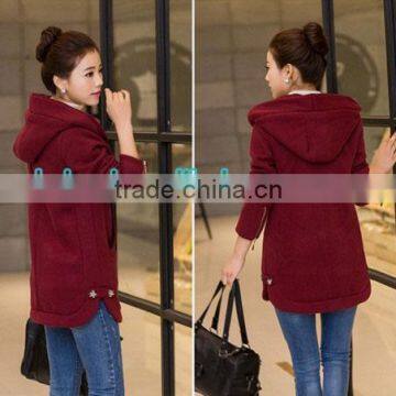 High Quality Good Sale Good Price Fashion Custom Fleece Women Zipper Hoodies photo-2