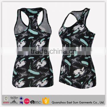 Custom Hot Sales Black Latest Design Girls Tank Top Breathable Yoga Wear Colorful Running Singlet For Ladies Summer photo-6