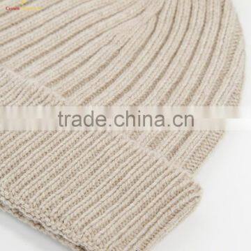 Custom Knitted Pom Beanie Hat,Warm Winter Knitted Beanie Hat photo-2