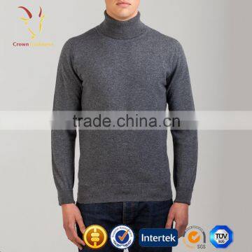 Turtleneck Classic Cashmere Men Jumpers Sweater, Plain Knitwear photo-3