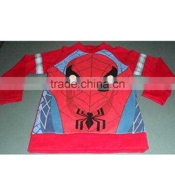 80% Ctn, 20% Polyester, Fleece, One side brush, Children Boys Printed Sweatshirt