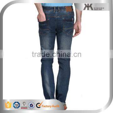 2017 Spring Washed Denim Trousers Men Latest Design Denim Jeans Pants photo-2