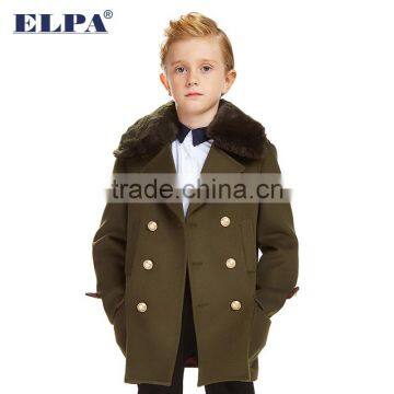 ELPA Fashion Tan Kids Coat Warm Winter Wear Boy Wool Coat photo-3