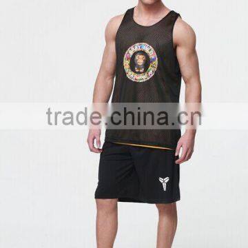 Custom Low Price High Quality Polyester Reversible Basketball Jersey Uniform,plain Sportwear photo-2