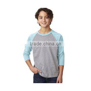 Next Level Apparel Youth CVC 3/4 Raglan Tee - Made From 60% Combed Ring-spun Cotton and 40% Polyester Jersey photo-3