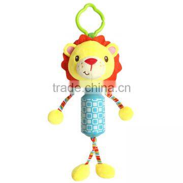China Supplier Animal Bed Bell Pull String Musical Baby Plush Toy H168001 photo-4