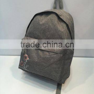 2017 Hot Sales Wholesales Custom Grey Waterproof Nylon Backpack photo-2