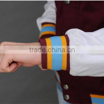 Customize Custom Made Women Ladies Winte Baseball College Cheap American High School Fashion Uniform Baseball Varsity Jacket photo-6