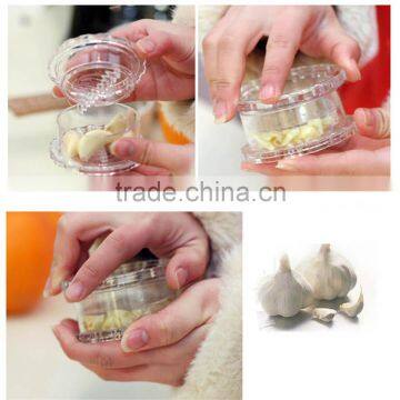Garlic Peeler Kitchen Tool Ginger Helpful Crusher Garlic Presses Plastic Box Novelty Households Vegetable Cutter Kitchen KC1019 photo-3