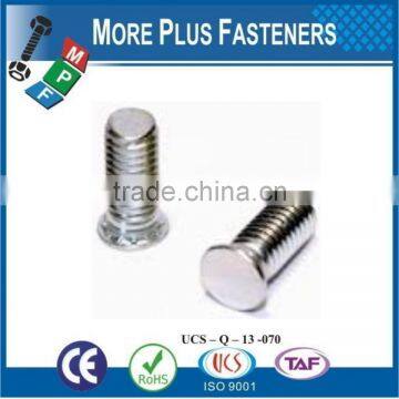 Made in Taiwan Stainless Steel Flush Head Non Flush Head Self Clinching Metric Threaded Stud photo-6