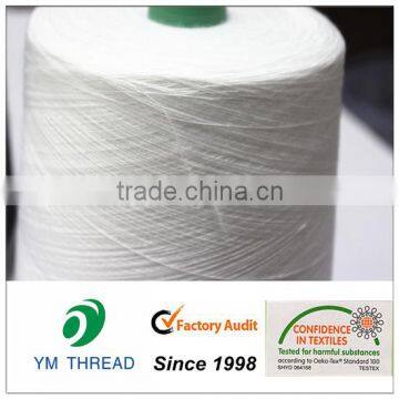 Supply Raw 100% Polyester spun knitting yarn 30/ for socks