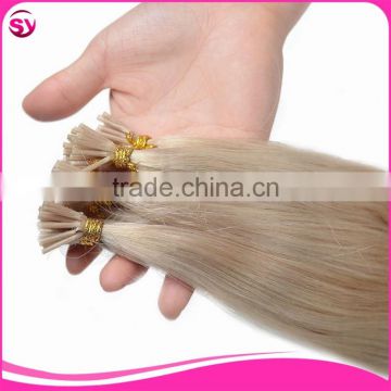 Top Quality Factory Wholesale Virgin Russian Hair Stick I Tip Russian Hair Extensions