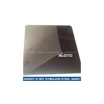 Rose Gold Mirror Finish Stainless Steel Decorative Sheet for Home and Hotel Decoration photo-2